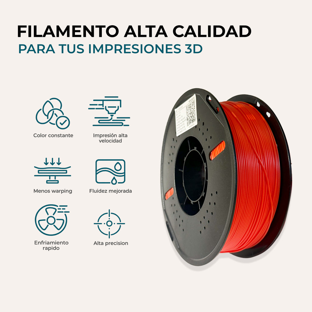 Kingroon Filamento PLA 1.75mm 1KG para Impresora 3D